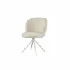 Draaistoel Kappa 55x49x85cm - stof - beige- Eetkamerstoelen