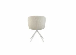 Draaistoel Kappa 55x49x85cm - stof - beige- Eetkamerstoelen