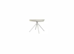 Draaistoel Kappa 55x49x85cm - stof - beige- Eetkamerstoelen