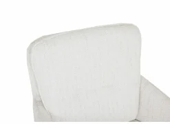 Draaistoel Kingsley 60x65x92,5cm - polyestervezel - beige- Eetkamerstoelen