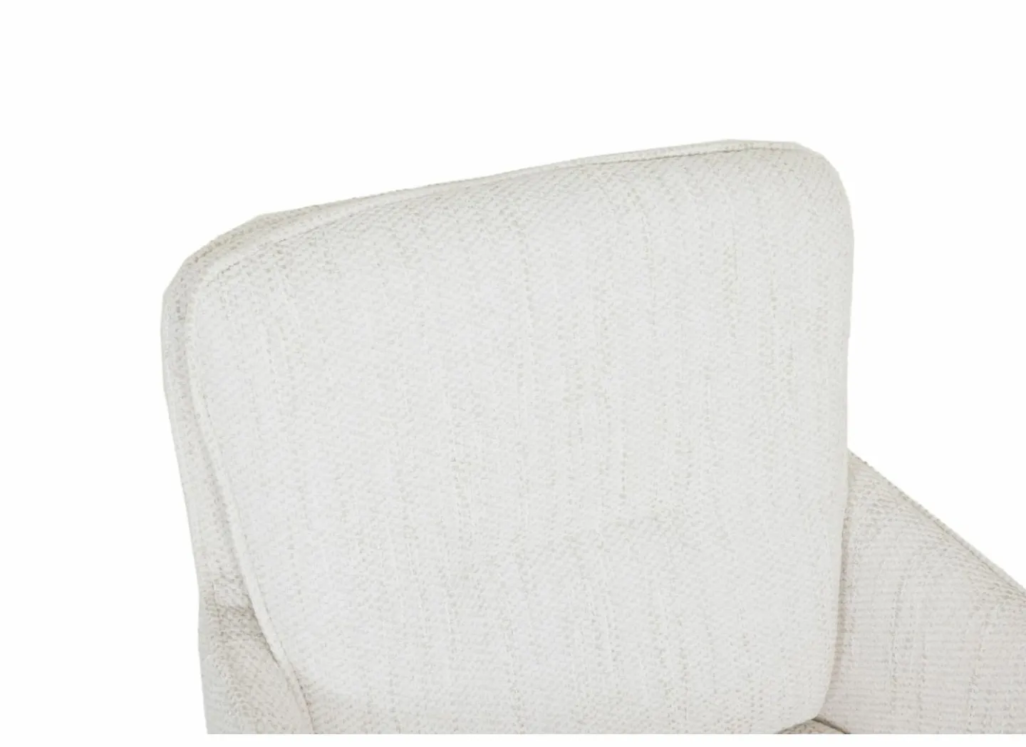 Draaistoel Kingsley 60x65x92,5cm - polyestervezel - beige- Eetkamerstoelen