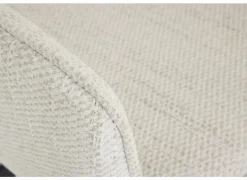 Draaistoel Kingsley 60x65x92,5cm - polyestervezel - beige- Eetkamerstoelen