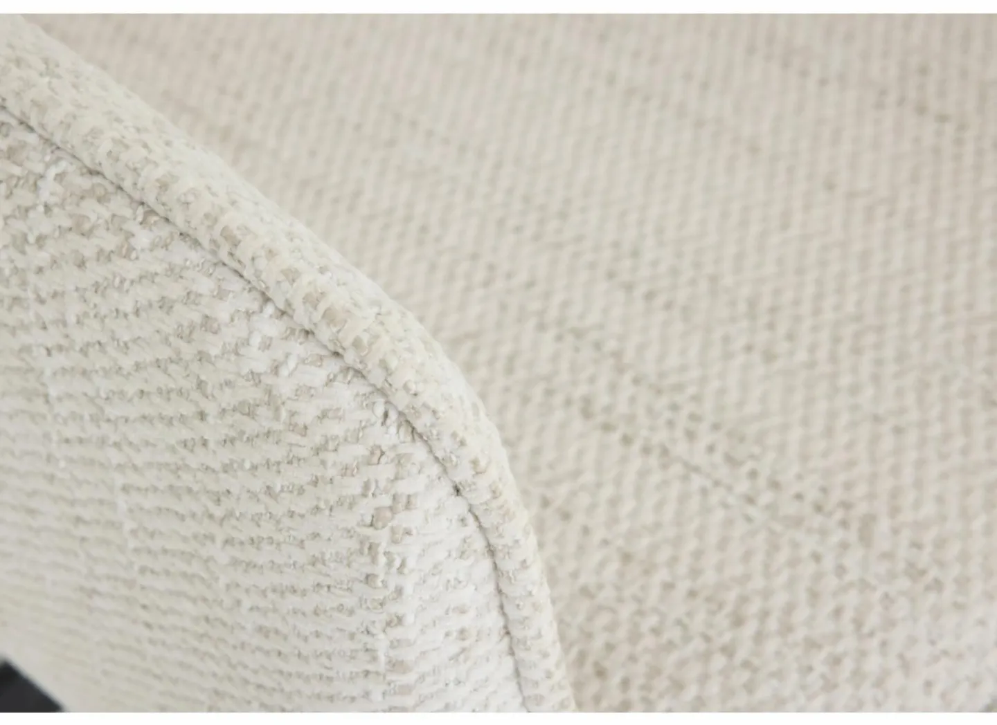 Draaistoel Kingsley 60x65x92,5cm - polyestervezel - beige- Eetkamerstoelen