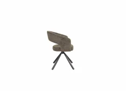 Draaistoel Robin 60x56x79,50cm - stof - groen- Eetkamerstoelen