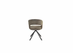 Draaistoel Robin 60x56x79,50cm - stof - groen- Eetkamerstoelen