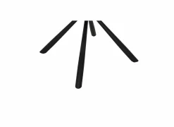 Draaistoel Robin 60x56x79,5cm - stof - beige- Eetkamerstoelen