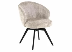 Eetkamerstoelen|Draaistoel stof - beige
