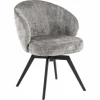Draaistoel stof - grijs- Eetkamerstoelen