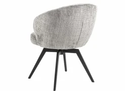 Draaistoel stof - grijs- Eetkamerstoelen