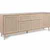 Dressoir Bali 180cm - melamine - sonoma eik- Dressoirs