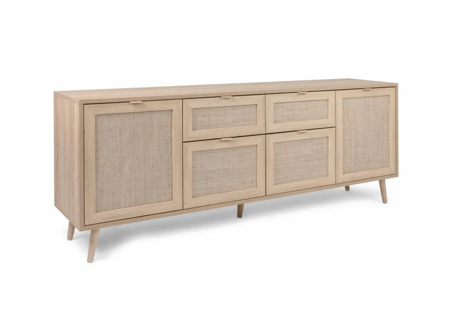 Dressoir Bali 180cm - melamine - sonoma eik- Dressoirs