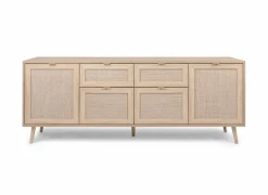 Dressoir Bali 180cm - melamine - sonoma eik- Dressoirs