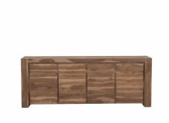 Dressoirs|Dressoir Carbone  225cm - sheesham massief & decor - naturel