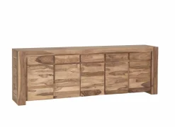 Dressoirs|Dressoir Carbone 250cm - sheesham massief & decor - naturel