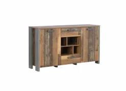 Dressoirs|Dressoir Clif 156cm - decor - old wood & beton