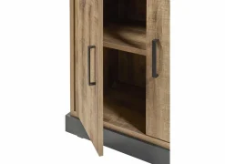 Dressoirs|Dressoir 226cm - decor - bruin & zwart