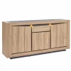 Dressoirs|Dressoir 210cm - decor - French oak & grijs