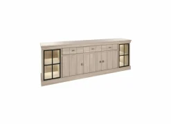 Dressoirs|Dressoir 249cm - decor - natuurlijke olm