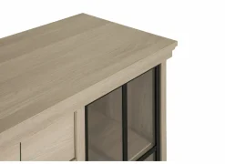 Dressoir 250cm - decor - natuurlijke olm- Dressoirs