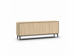 Dressoir 235cm - melamine - brushed sand oak nature- Dressoirs