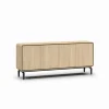 Dressoirs|Dressoir 215cm - melamine - brushed sand oak nature