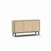 Dressoirs|Dressoir 163cm - melamine - brushed sand oak nature