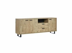 Dressoir Como 1 220cm - melamine - golden oak- Dressoirs