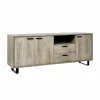 Dressoirs|Dressoir Como 2 220cm - melamine - humus eik
