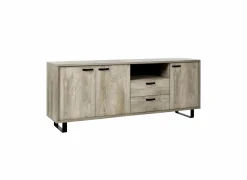 Dressoirs|Dressoir Como 2 220cm - melamine - humus eik