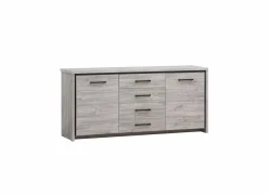 Dressoirs|Dressoir Elias 201cm - decor - grijze eik