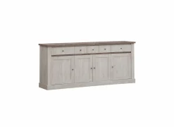 Dressoirs|Dressoir Eline 220cm - decor - white oak & autumn oak