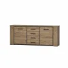 Dressoirs|Dressoir Elio 220cm - melamine - French oak
