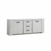 Dressoirs|Dressoir Elvis 220cm - decor - white oak