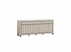 Dressoir Eureka 225cm - decor - natural oak & black- Dressoirs