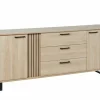 Dressoirs|Dressoir Faro 216cm - melamine - zand eik