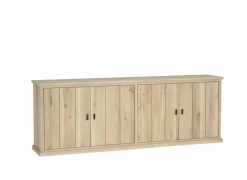 Dressoirs|Dressoir Grimaldi 240cm - eik massief & decor - naturel