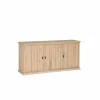 Dressoir Grimaldi 180cm - eik massief & decor - naturel- Dressoirs