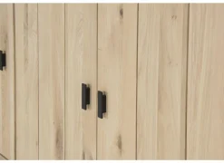 Dressoir Grimaldi 180cm - eik massief & decor - naturel- Dressoirs