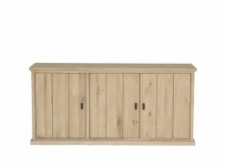 Dressoir Grimaldi 180cm - eik massief & decor - naturel- Dressoirs