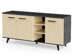 Dressoir Kent 161cm - decor - chêne de fil & sidewalk- Dressoirs