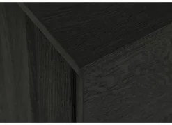 Dressoirs|Dressoir Mauri 240cm - eik massief & decor - zwart