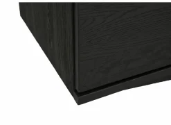 Dressoirs|Dressoir Mauri 240cm - eik massief & decor - zwart