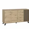 Dressoir Medan 165cm - decor - artisanale eik- Dressoirs