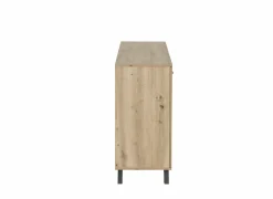 Dressoir Medan 165cm - decor - artisanale eik- Dressoirs