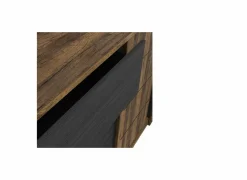 Dressoir Monaco 206cm - decor - saloon eik & zwart- Dressoirs