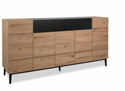 Dressoir Nola 180cm - melamine - artisanale eik- Dressoirs