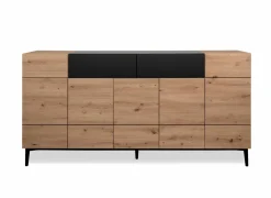 Dressoir Nola 180cm - melamine - artisanale eik- Dressoirs