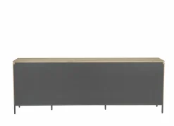 Dressoirs|Dressoir Nomade 240cm - eik massief & decor - naturel