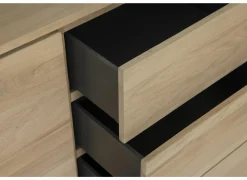 Dressoirs|Dressoir Nomade 240cm - eik massief & decor - naturel