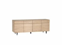 Dressoirs|Dressoir Palacio 225cm - eik massief & decor- naturel
